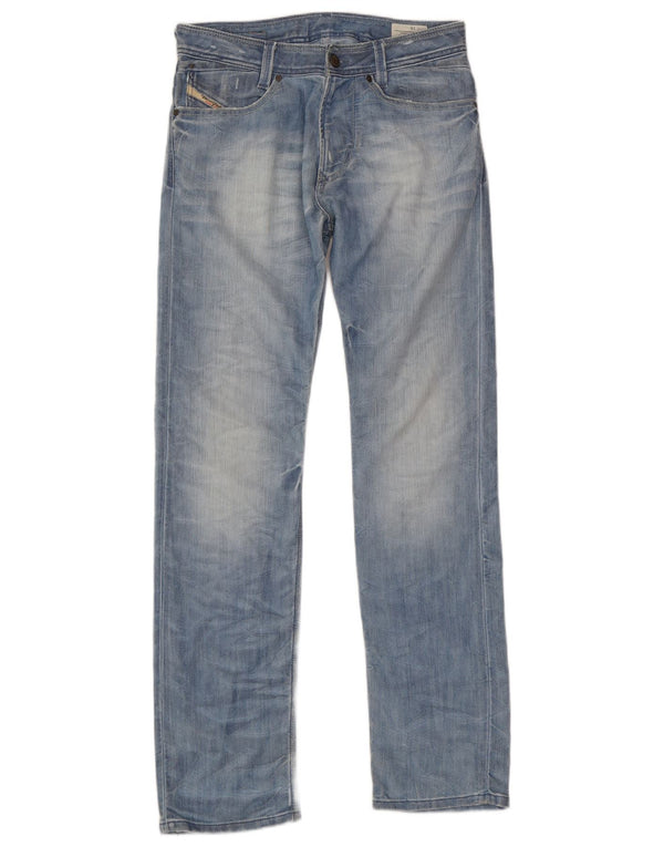 Diesel Boys Straight Jeans 15-16 ετών W32 L32 Μπλε βαμβακερό
