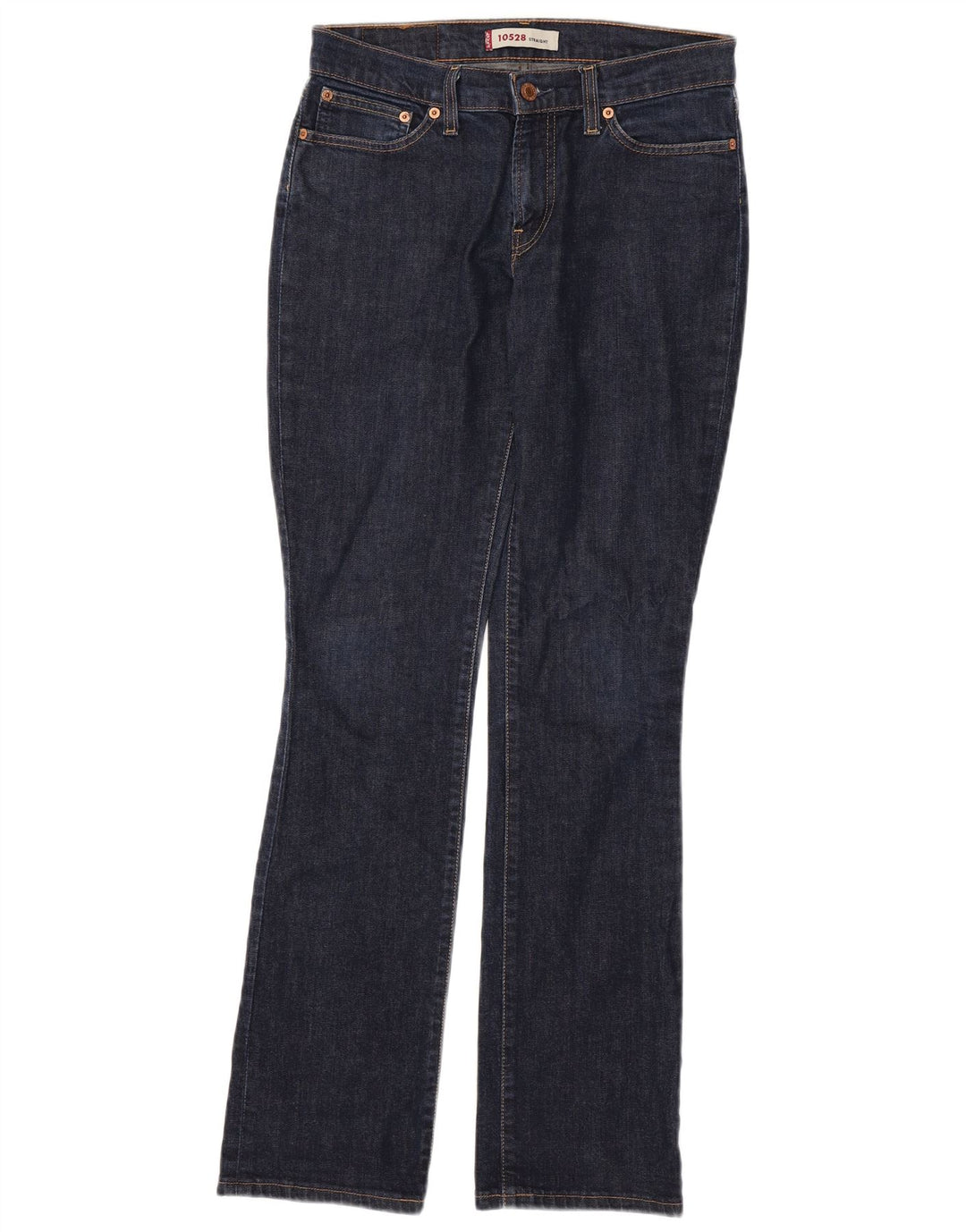 LEVI'S Γυναικείο τζιν ίσιο W30 L34 Navy Blue Cotton