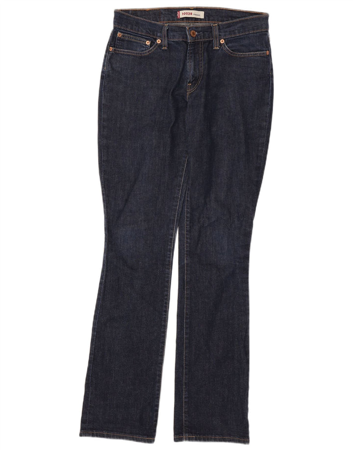 LEVI'S Γυναικείο τζιν ίσιο W30 L34 Navy Blue Cotton