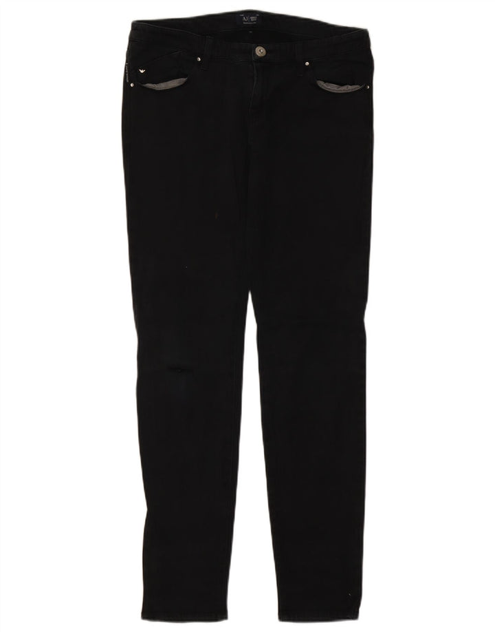 ARMANI Γυναικείο Skinny Jeans W29 L29 Μαύρο βαμβακερό