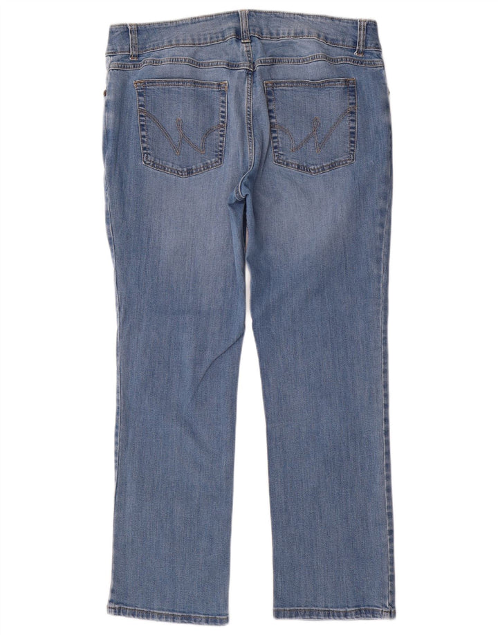 Γυναικείο τζιν ίσιο Wrangler W32 L30 Μπλε βαμβακερό