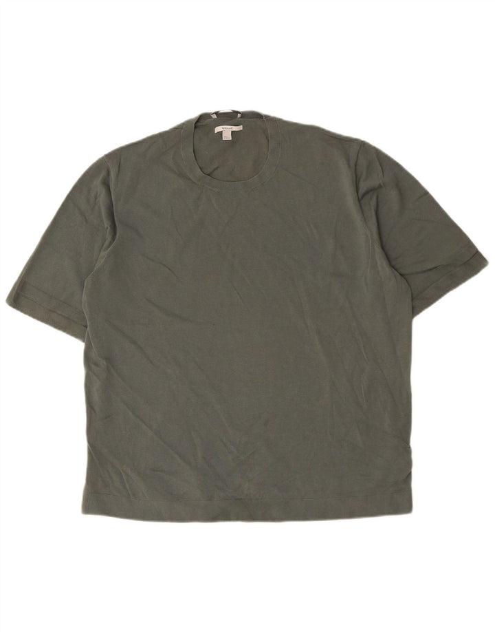 Ανδρικό T-Shirt Cos Regular Top XL Khaki Cotton