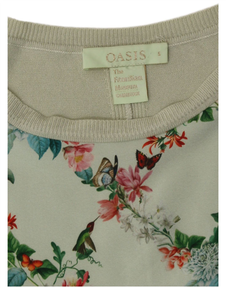 Γυναικεία μπλούζα Oasis Top UK 10 Small Green Floral