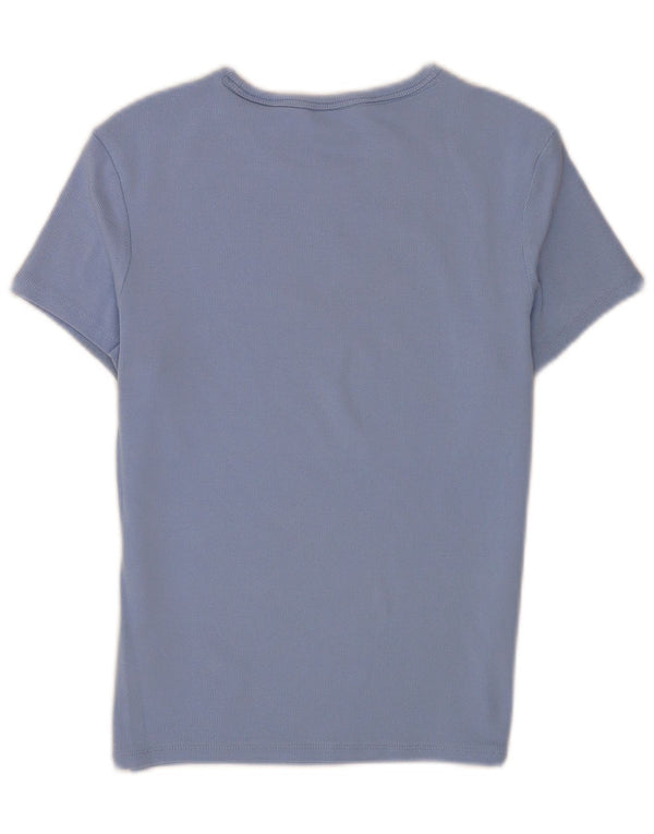 Tommy Hilfiger Γυναικείο T-Shirt Top UK 12 Medium Blue Cotton