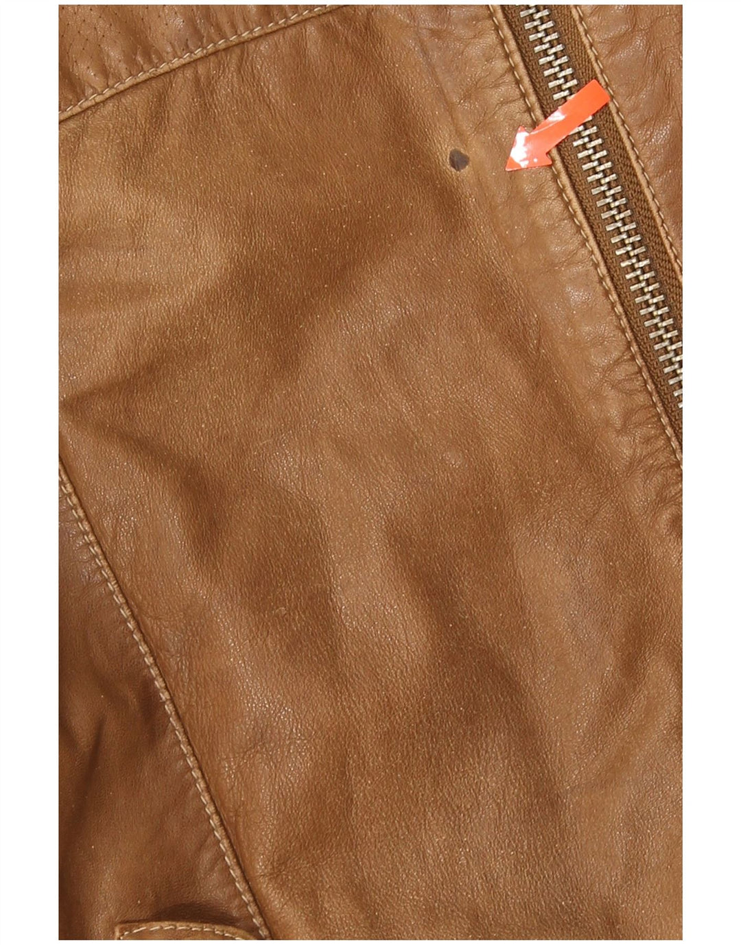Trussardi Jeans Ανδρικό Δερμάτινο Μπουφάν UK 38 Δερμάτινο Μεσαίο Καφέ