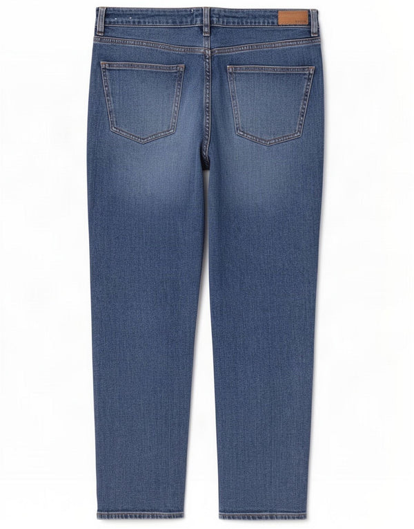Fat Face Γυναικεία ίσια τζιν UK 14 Large W32 L26 Blue Cotton