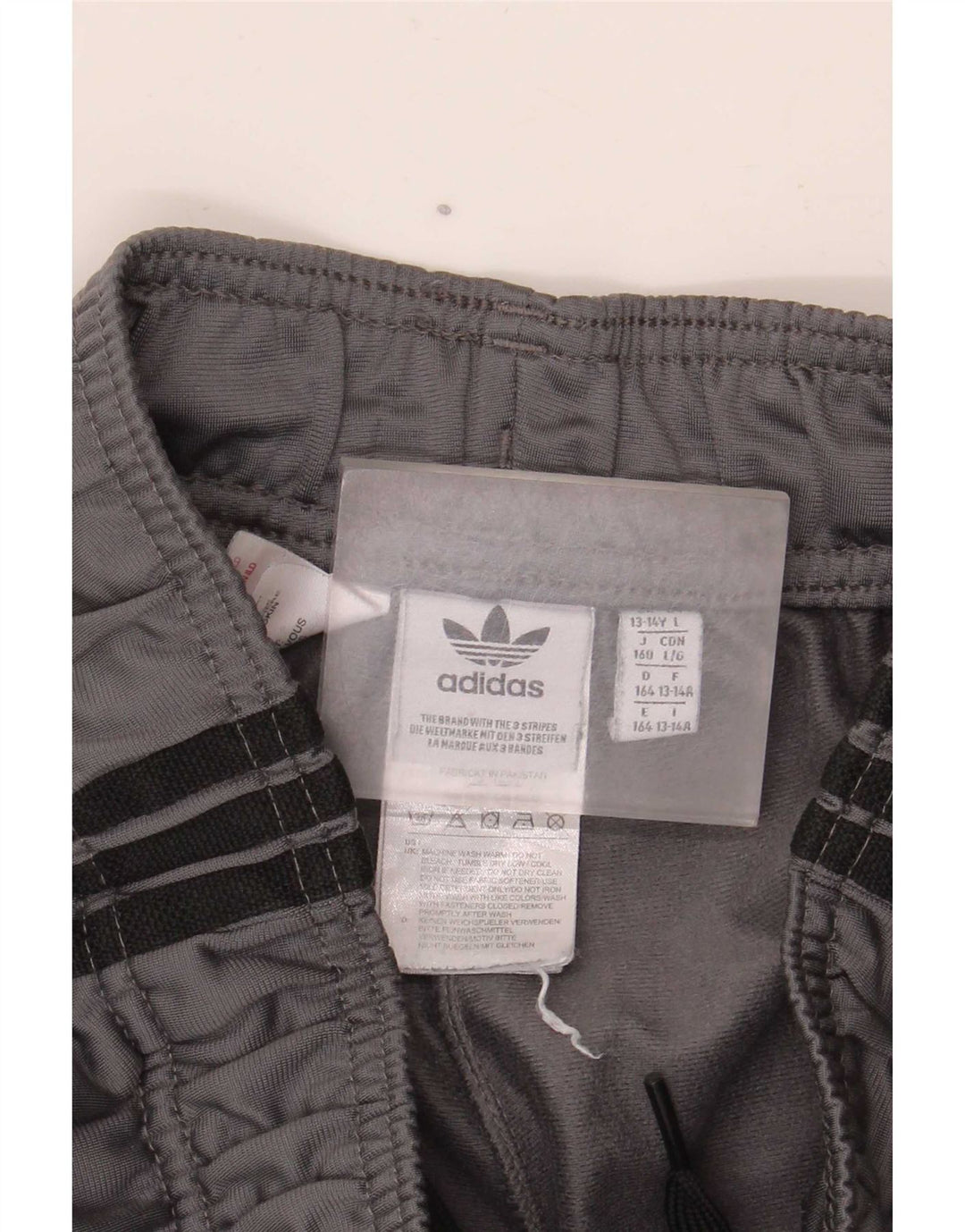 Adidas Boys αθλητική φόρμα παντελόνι Joggers 13-14 ετών γκρι πολυεστέρα