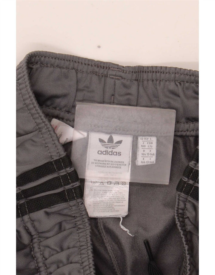 Adidas Boys αθλητική φόρμα παντελόνι Joggers 13-14 ετών γκρι πολυεστέρα