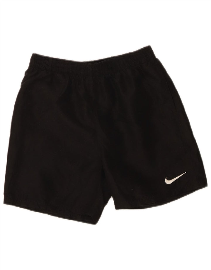 NIKE Boys Sport Shorts 13-14 Years XL Black Polyester