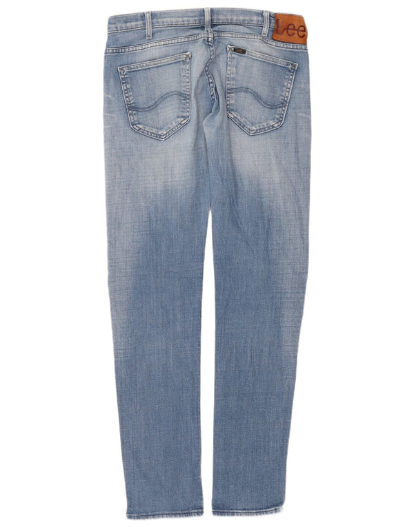 Lee Womens Powell Slim Jeans W32 L34 Blue Cotton