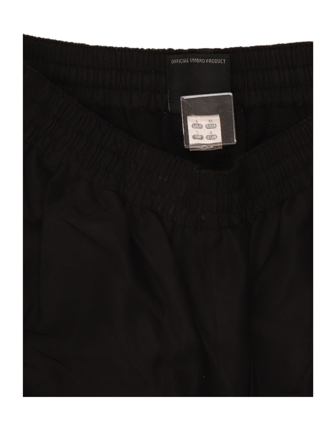 Ανδρικό γραφικό βερμούδα αθλητικό σορτς Umbro μεγάλο μαύρο πολυεστέρα