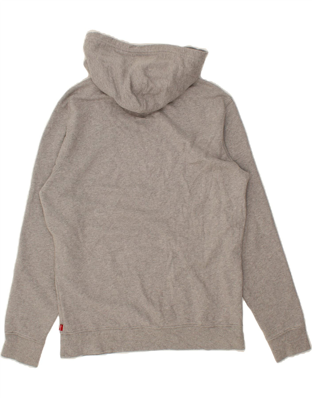 LEVI'S Mens Standard Fit Hoodie Jumper Medium Grey Cotton Vintage Levi's and Second-Hand Levi's from Messina Hembry 