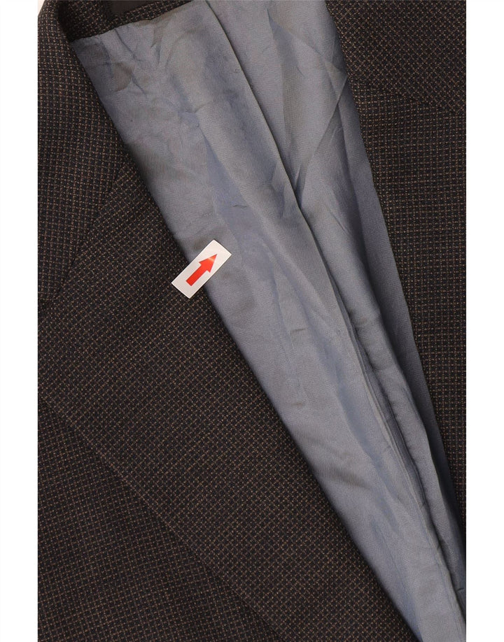 Marks & Spencer Ανδρικό κοντό σακάκι UK 40 Medium Navy Blue Check