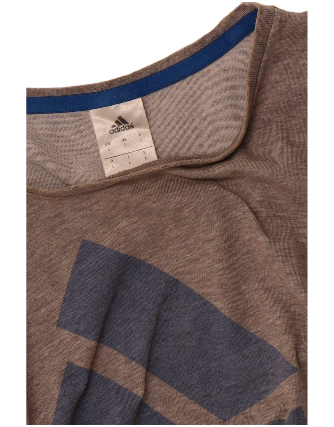 Ανδρικό γραφικό μπλουζάκι ADIDAS Top Large Grey