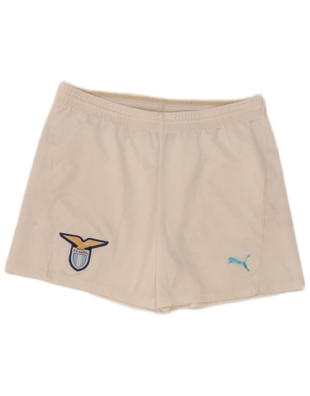 Ανδρικά Puma S.S. Lazio Sport σορτς από λευκό πολυεστέρα