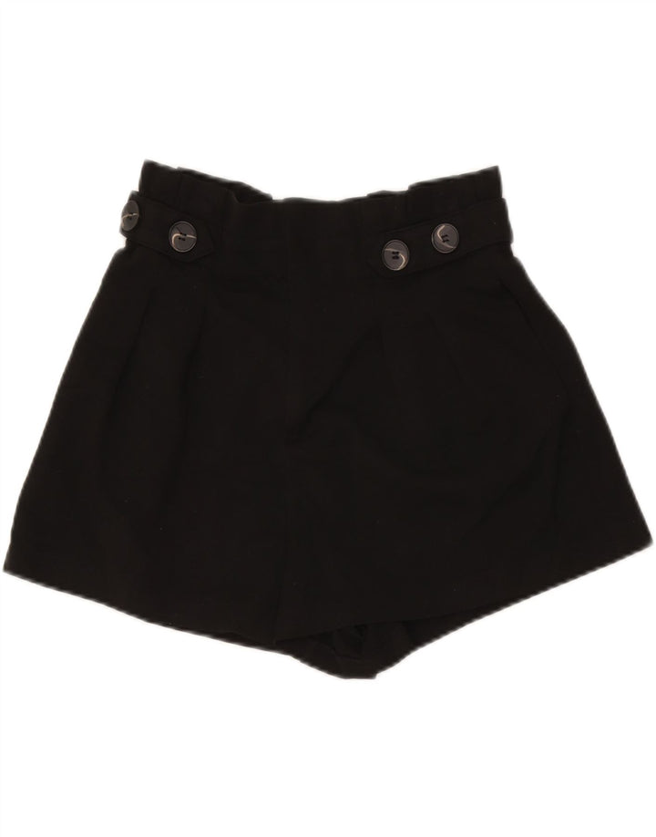 Zara Γυναικείο Trafaluc Ψηλό Καζουαλ Σορτς Medium W26 Μαύρο πολυεστέρα