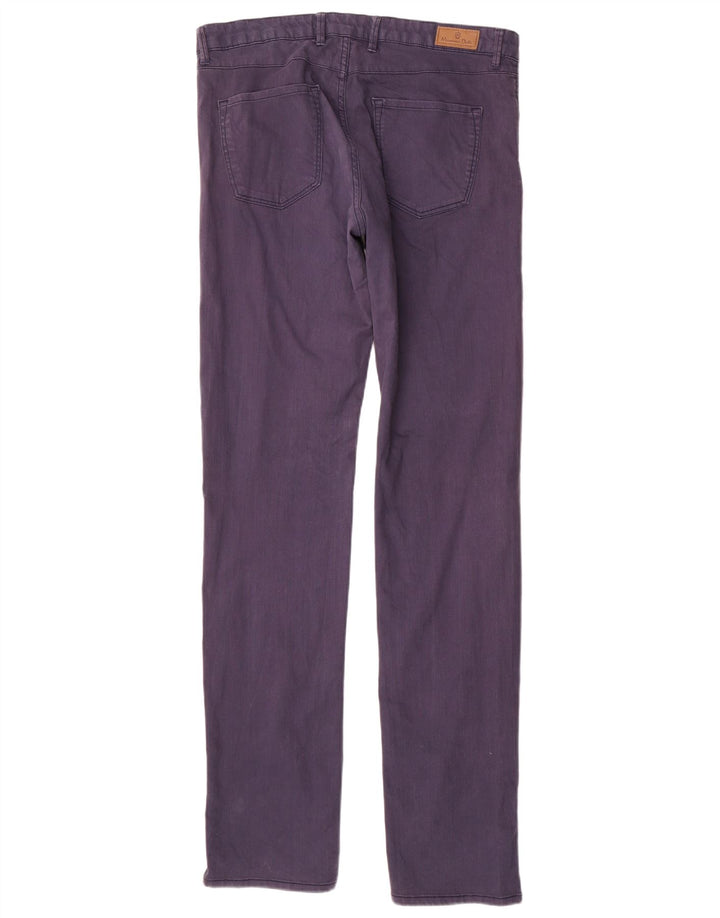 Massimo Dutti Ανδρικό Slim Casual Παντελόνι EU 40 Medium W31 L35 Navy Blue
