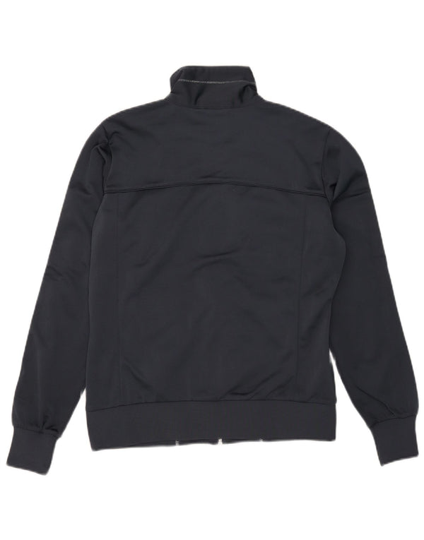 Champion Womens Heritage Fit Top Jacket UK 14 Medium Navy Blue