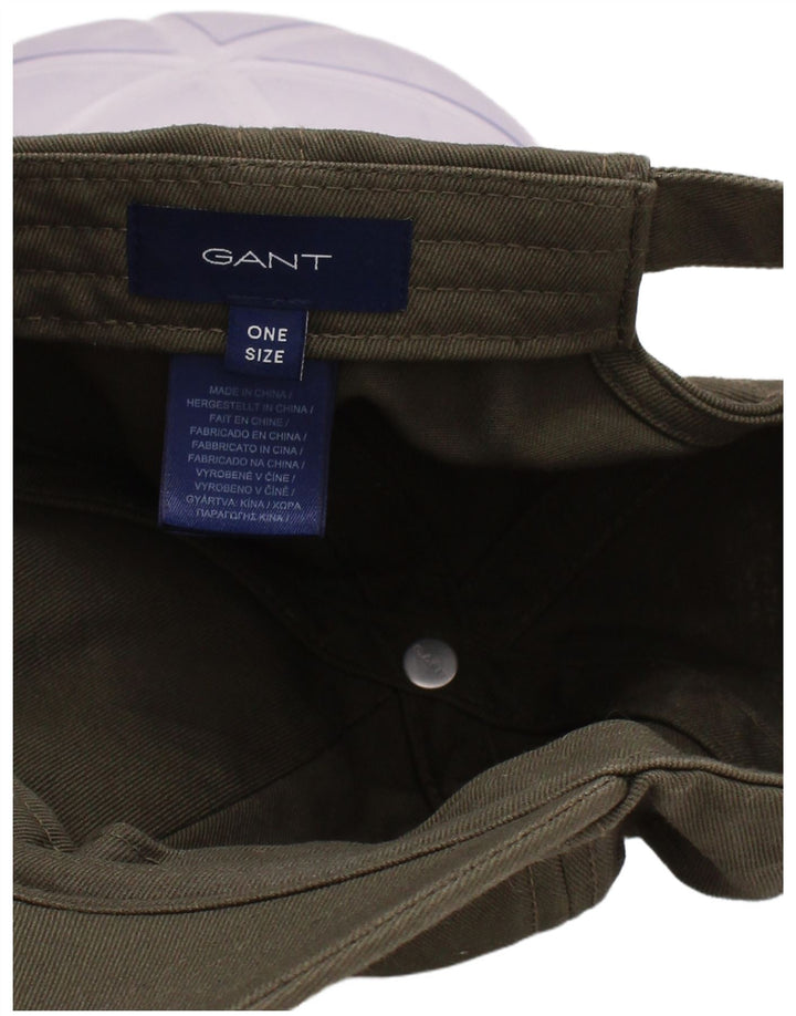 Ανδρικό καπέλο μπέιζμπολ Gant One Size Χακί βαμβακερό