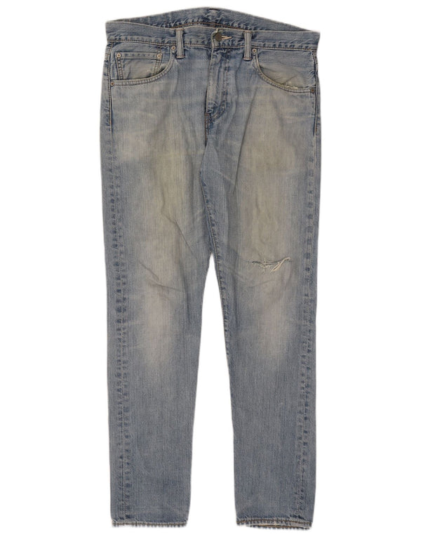 Levi's Mens 520 Tapered Jeans W32 L32 Blue Cotton