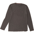 TOMMY HILFIGER Mens Top Long Sleeve XL Grey Cotton Vintage Tommy Hilfiger and Second-Hand Tommy Hilfiger from Messina Hembry 