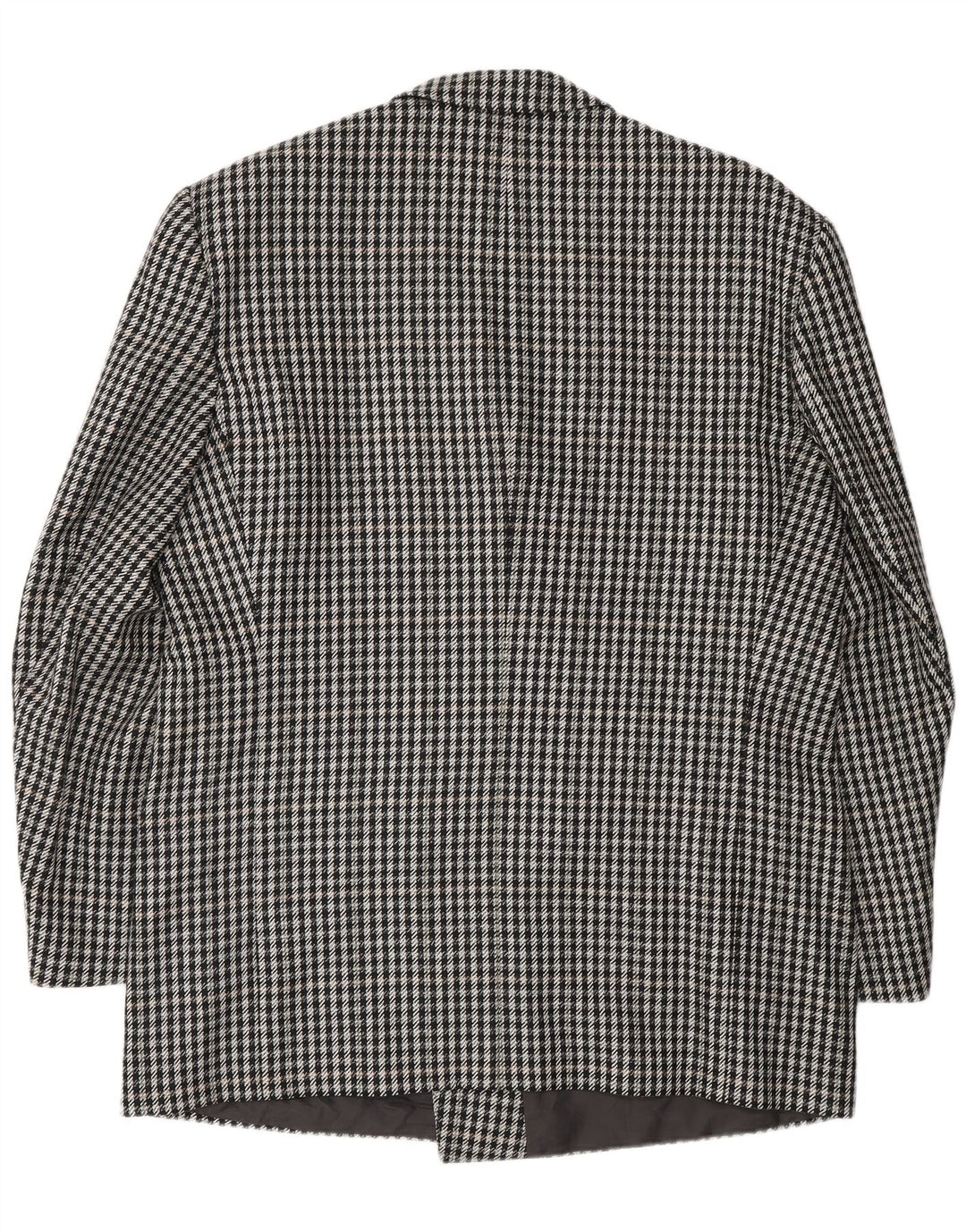 Ανδρικό σακάκι με διπλό στήθος VINTAGE EU 56 3XL Μαύρο ψαροκόκκαλο