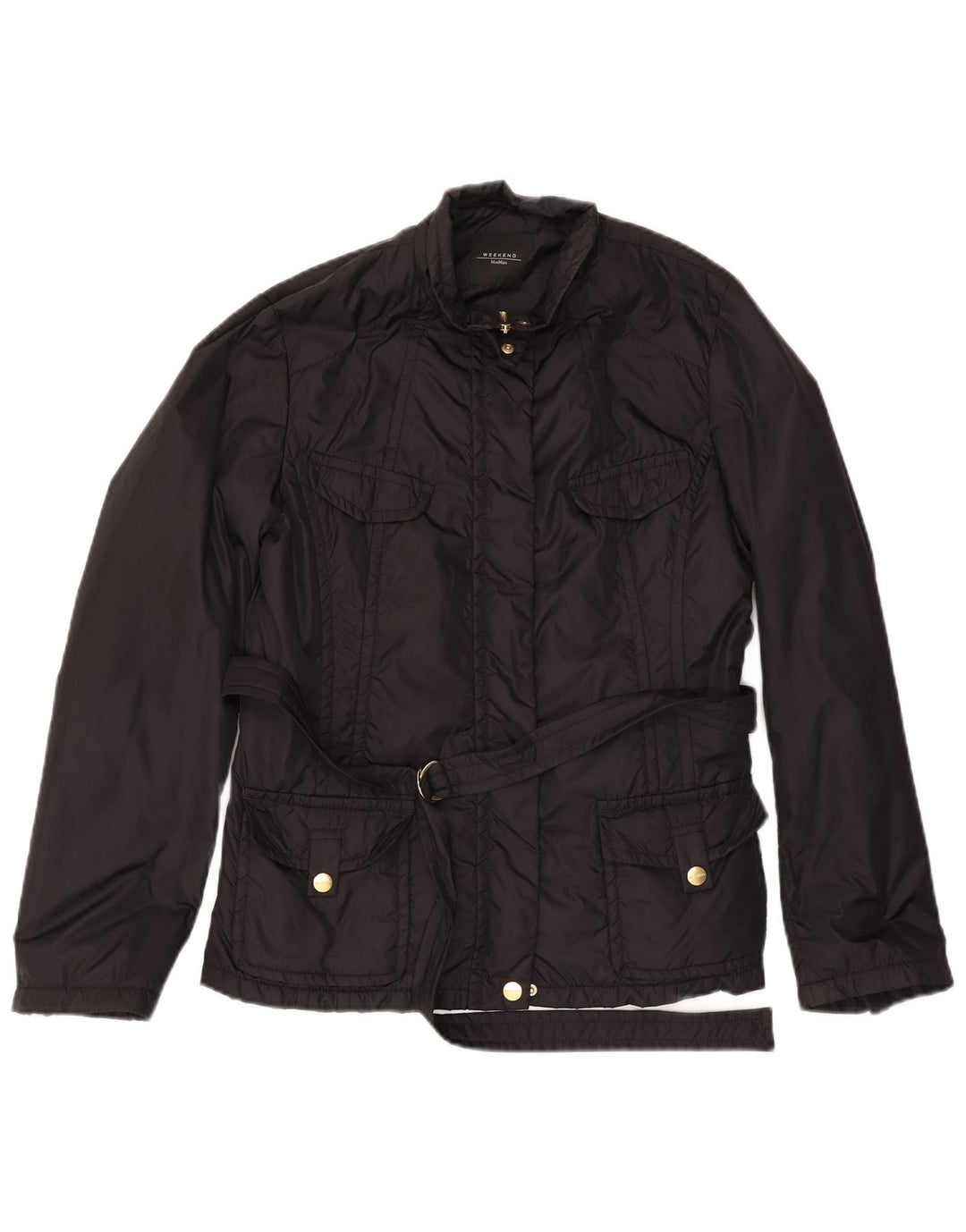 Max Mara Γυναικείο Weekend Utility Jacket UK 18 XL Black Polyamide