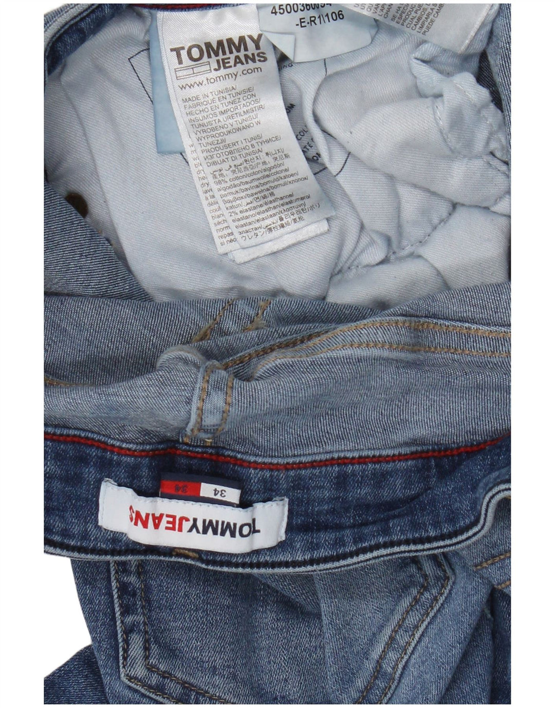 Tommy Hilfiger Ανδρικό Slim Jeans W34 L34 Blue Cotton