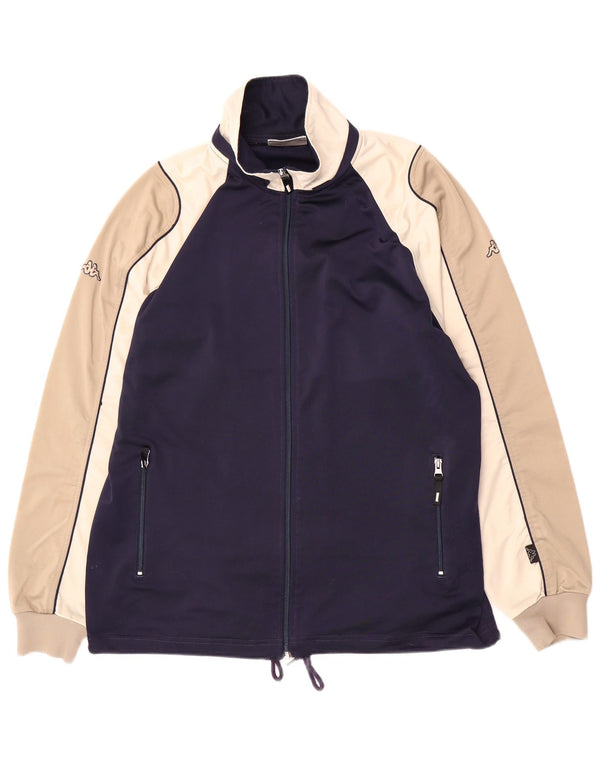 Ανδρική φόρμα Kappa Top Jacket Large Navy Blue Colourblock