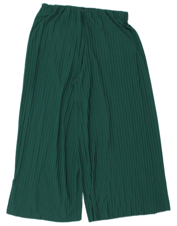Zara Γυναικείο Παντελόνι Κάπρι Μικρό W26 L22 Πράσινο
