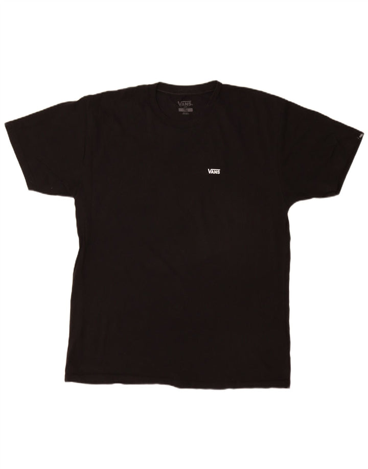 Ανδρικό T-Shirt Vans Classic Fit Top μεγάλο μαύρο βαμβακερό