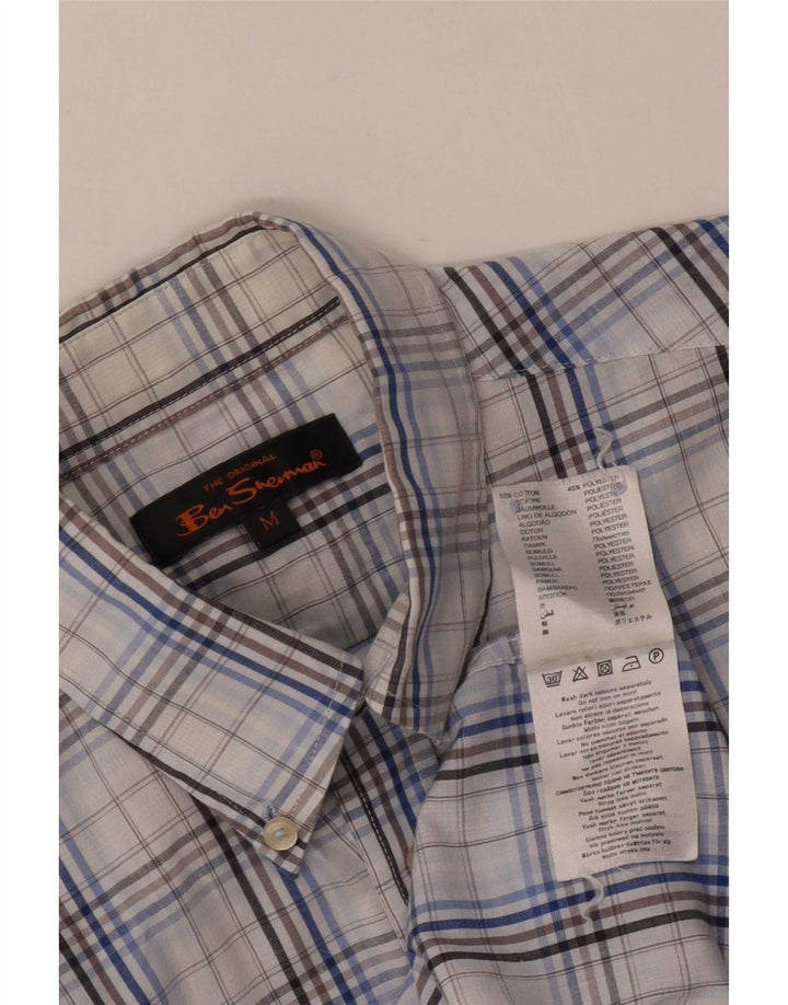 Ανδρικό πουκάμισο Ben Sherman, μεσαίο μπλε, βαμβακερό