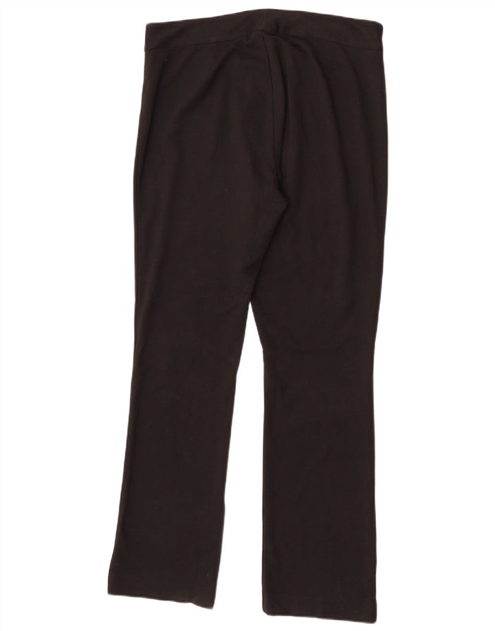 Chaps Γυναικείο ίσιο casual παντελόνι US 12 μεγάλο W32 L32 μαύρο πολυεστέρα
