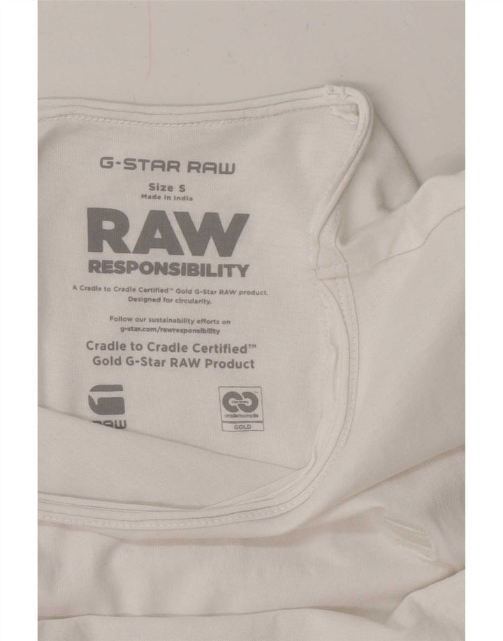 Ανδρικό γραφικό T-Shirt G-Star Top Small White
