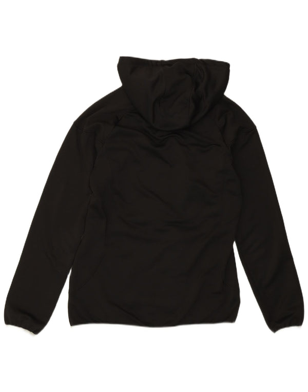 Puma Γυναικεία αθλητική φόρμα με κουκούλα Top Jacket UK 12 Medium Μαύρο Πολυεστέρας