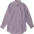 PIERRE CARDIN Mens Shirt Size 15 1/2 Medium Purple Cotton Vintage Pierre Cardin and Second-Hand Pierre Cardin from Messina Hembry 