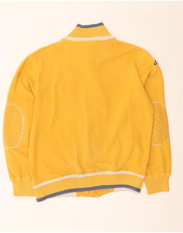 Kappa Mens Val D'isere Graphic αθλητική φόρμα Top Jacket Μεγάλο Κίτρινο