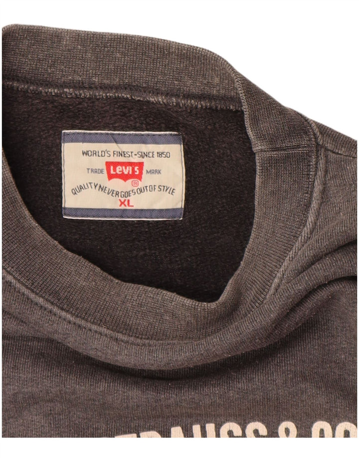 Ανδρικό γραφικό φούτερ Levi's Jumper XL Grey