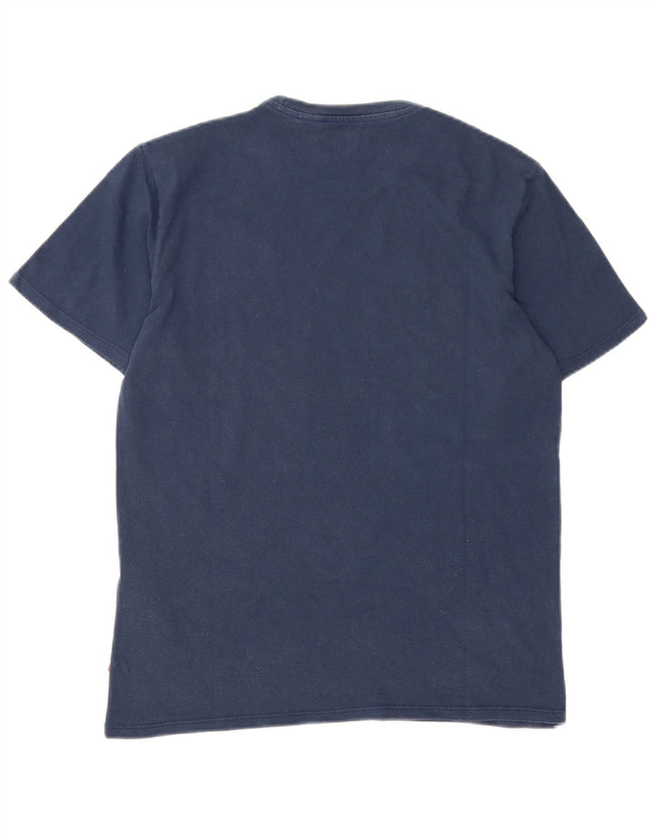Ανδρικό γραφικό μπλουζάκι Levi's Small Navy Blue από βαμβάκι