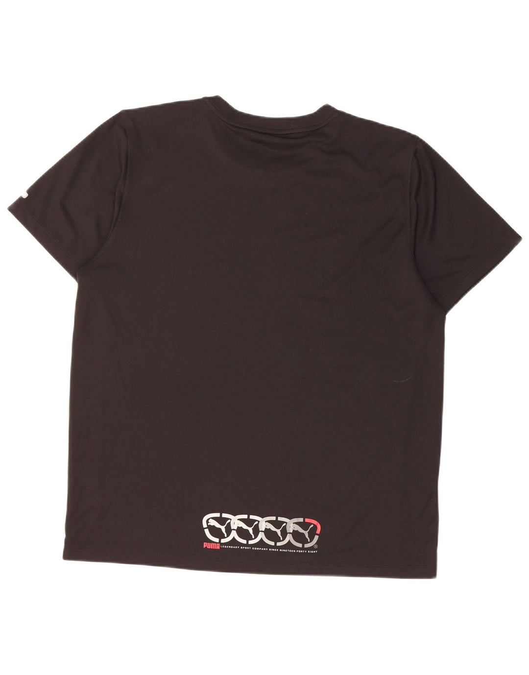 Ανδρικό γραφικό T-Shirt Puma Top Medium Μαύρο