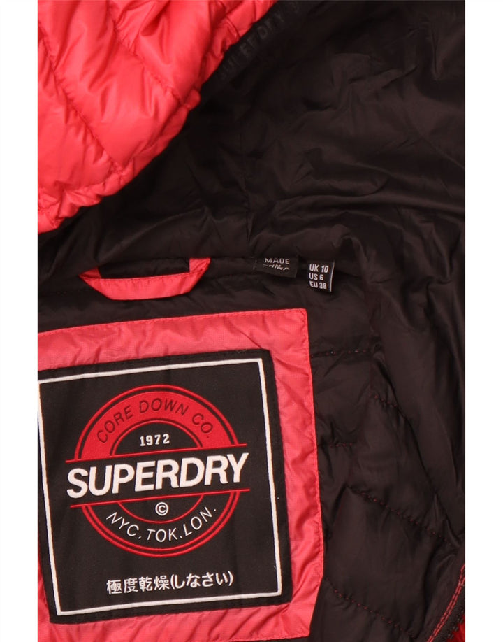 Γυναικείο μπουφάν με κουκούλα SUPERDRY UK 10 Small Pink