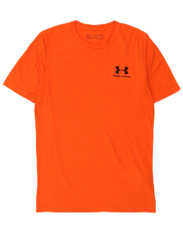Ανδρικό μπλουζάκι Under Armour Heat Gear Top XS Πορτοκαλί βαμβακερό