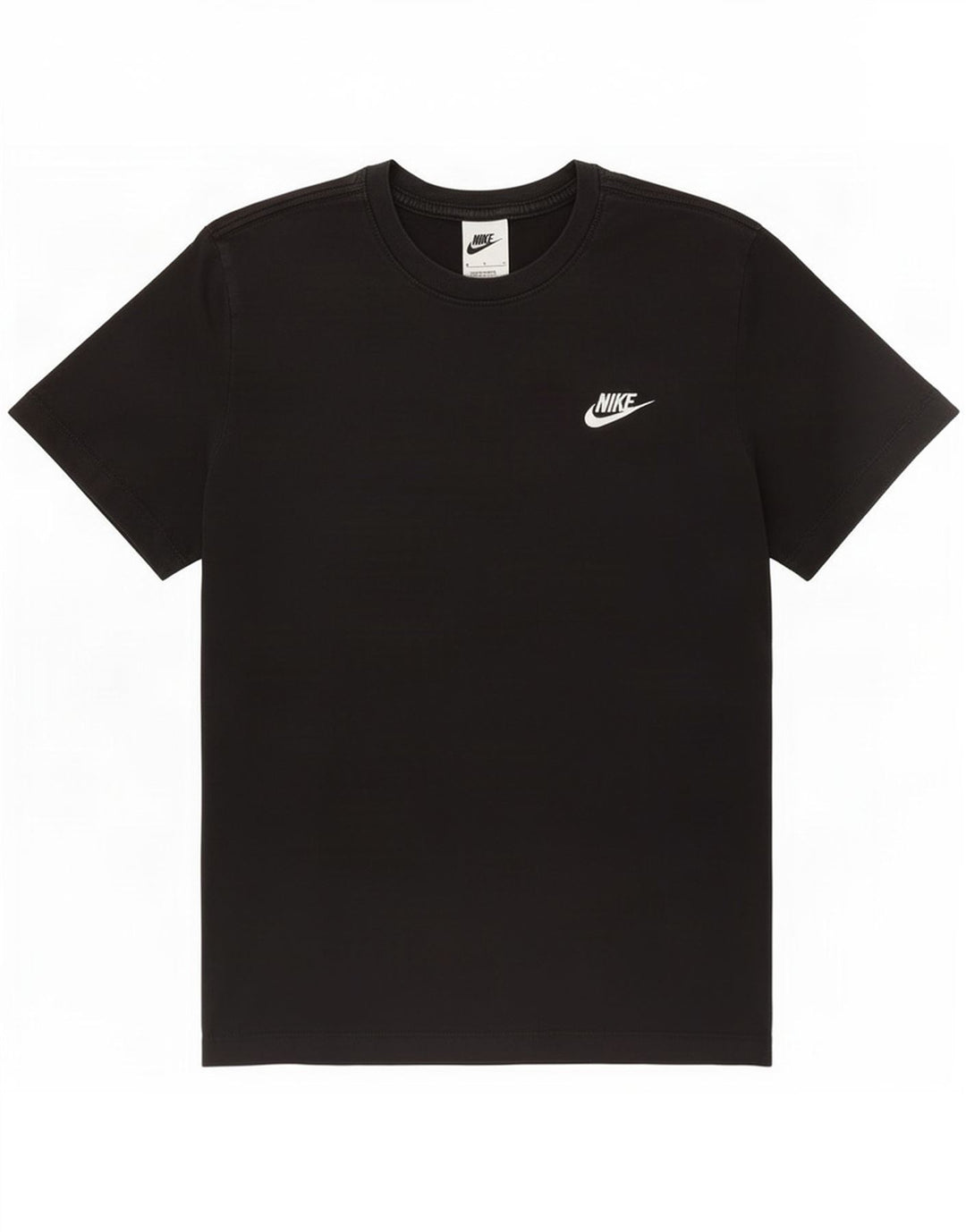 Ανδρικό μπλουζάκι Nike, μεσαίο μαύρο βαμβακερό