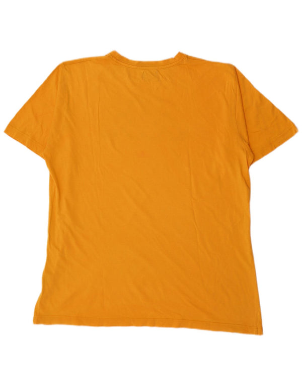 Ανδρικό γραφικό T-Shirt Kappa Top XL Πορτοκαλί βαμβακερό