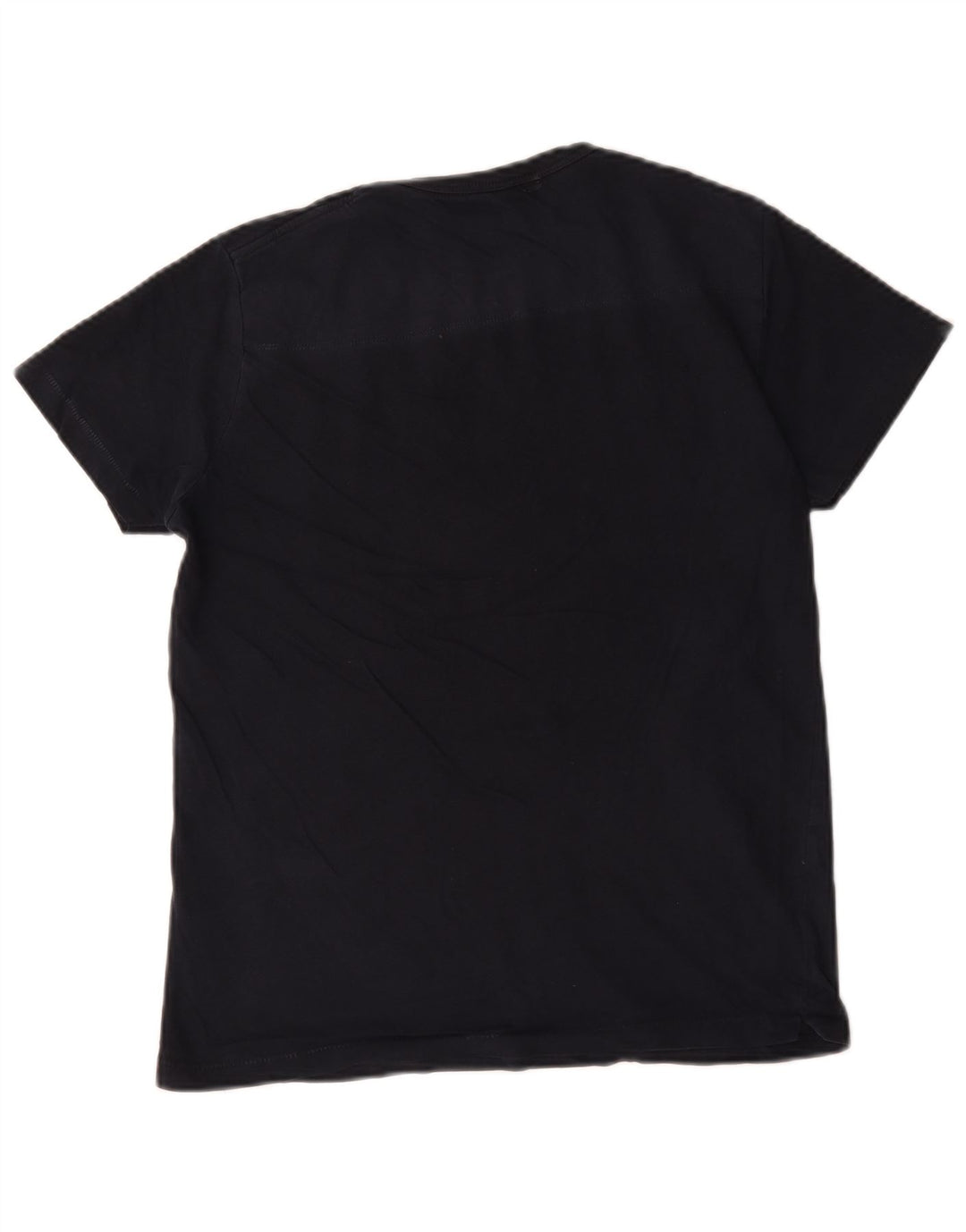 Ανδρικό T-Shirt French Connection Τοπ μεσαίο μπλε ναυτικό βαμβακερό