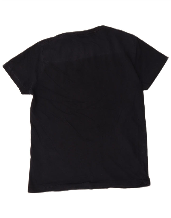 Ανδρικό T-Shirt French Connection Τοπ μεσαίο μπλε ναυτικό βαμβακερό