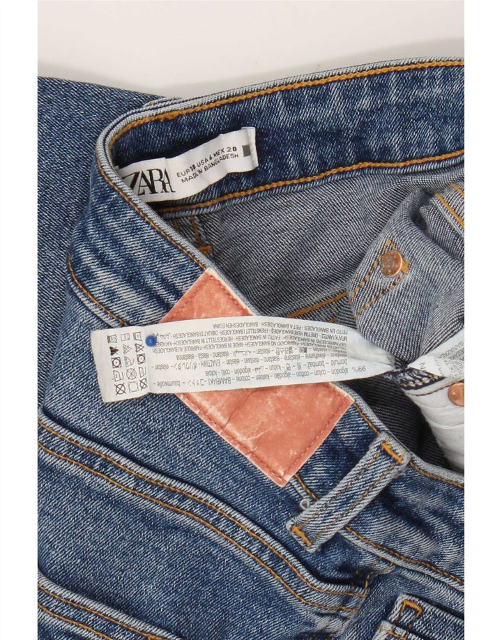 Zara Γυναικείο Τζιν μποτάκι EU 38 Small W28 L26 Μπλε βαμβακερό