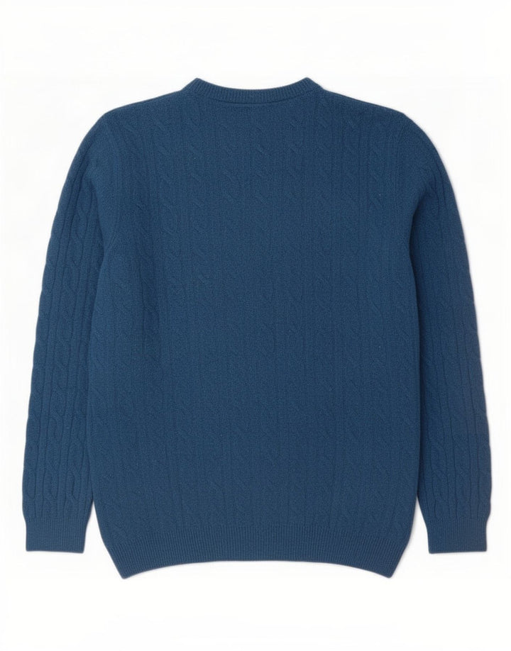 Ανδρικό πουλόβερ Timberland Crew Neck Jumper Large Blue Lambswool