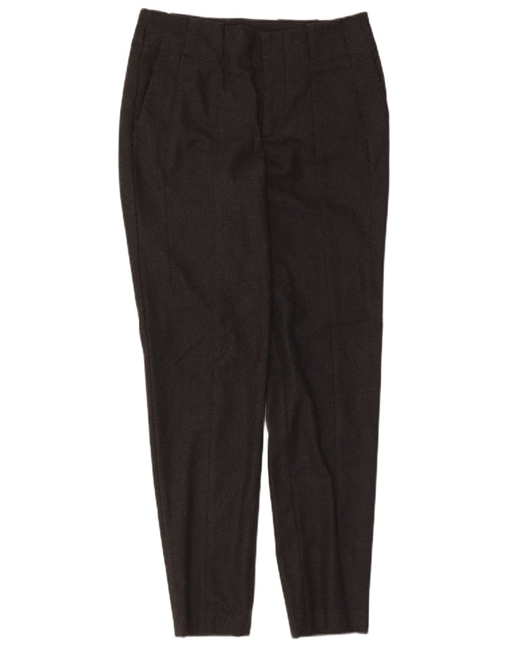 Zara Γυναικείο παντελόνι Chino με καρφίτσες Small W26 L28 Grey