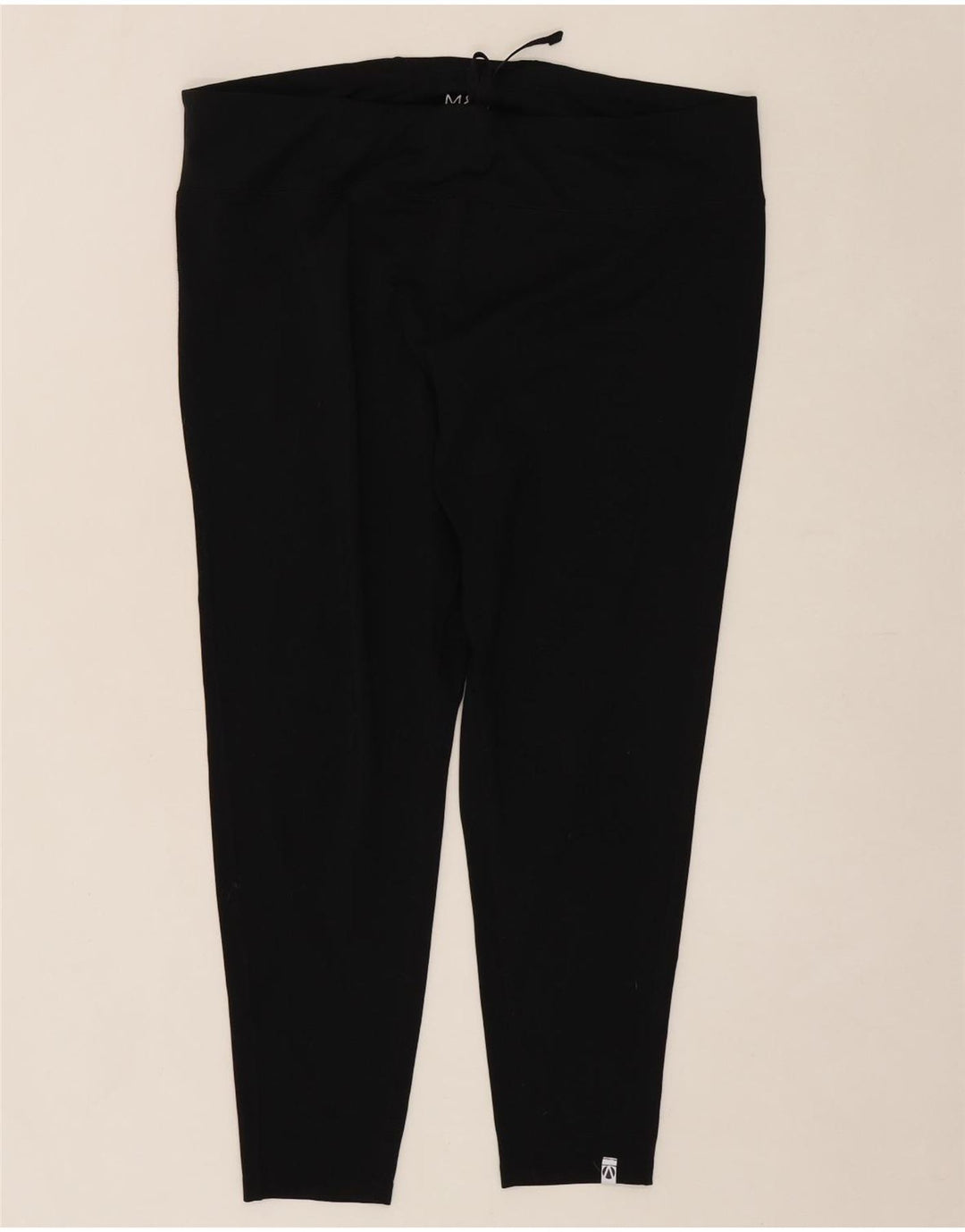 MARKS & SPENCER Womens Tracksuit Trousers UK 22 3XL Black Polyester Vintage Marks & Spencer and Second-Hand Marks & Spencer from Messina Hembry 